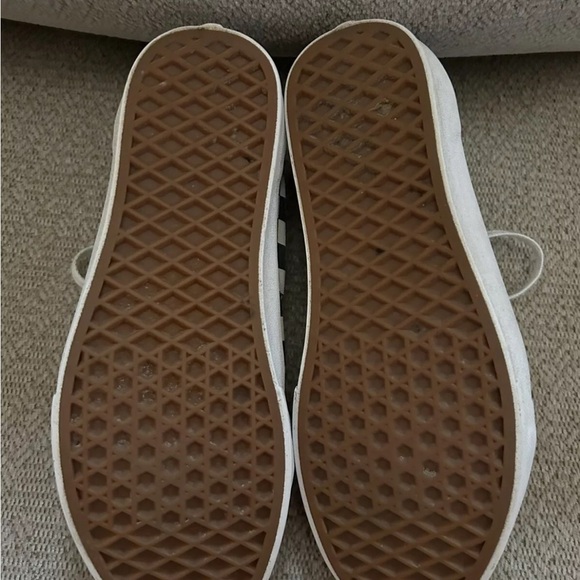 Vans Off the Wall Men 6 Womens 7.5 Old Skool Black White Checkerboard Sneakers - Picture 6 of 13